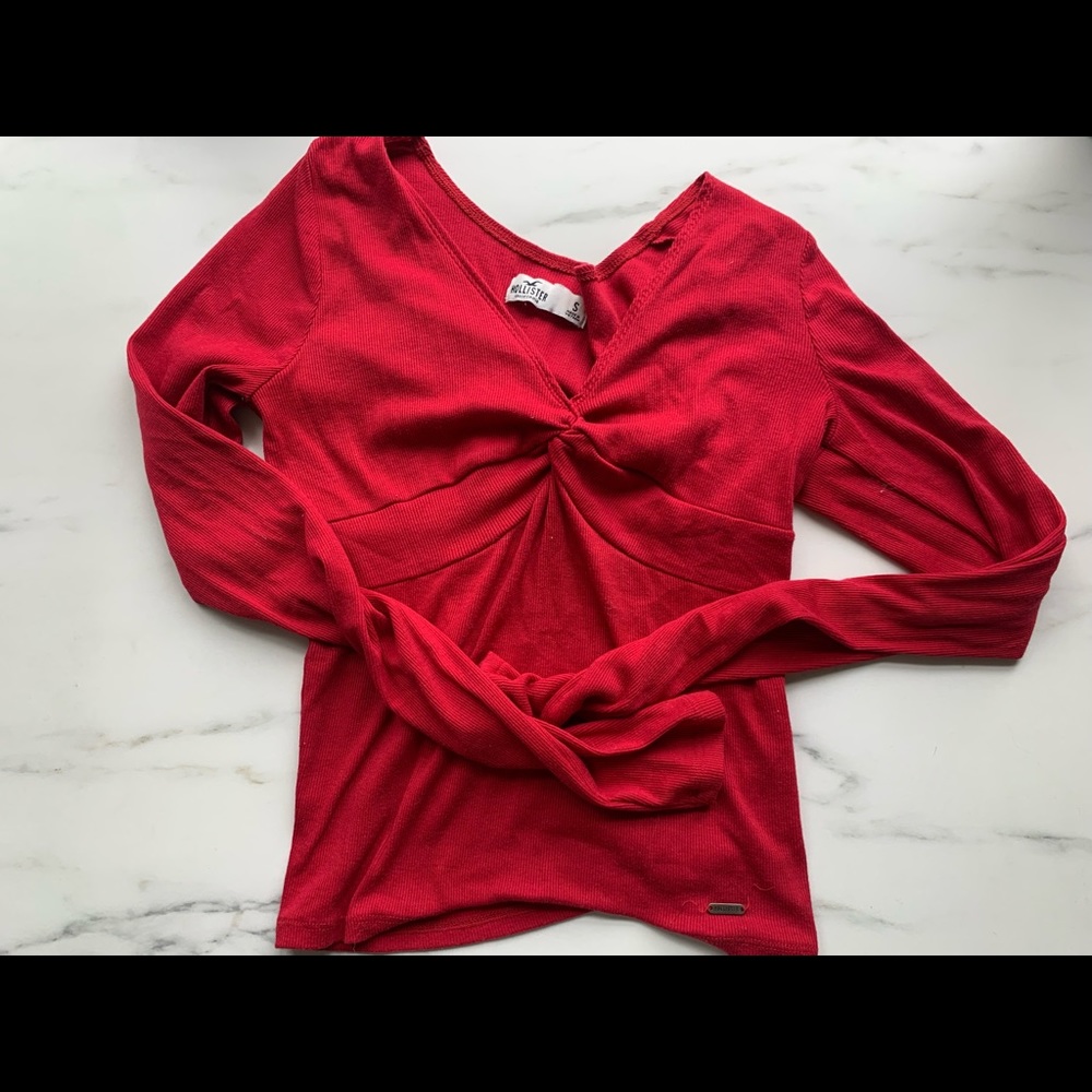 Hollister Red Long Sleeve